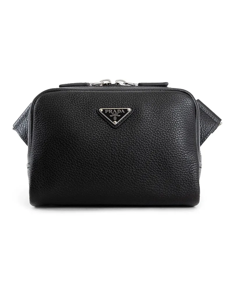 Prada Borsa a tracolla in pelle Black