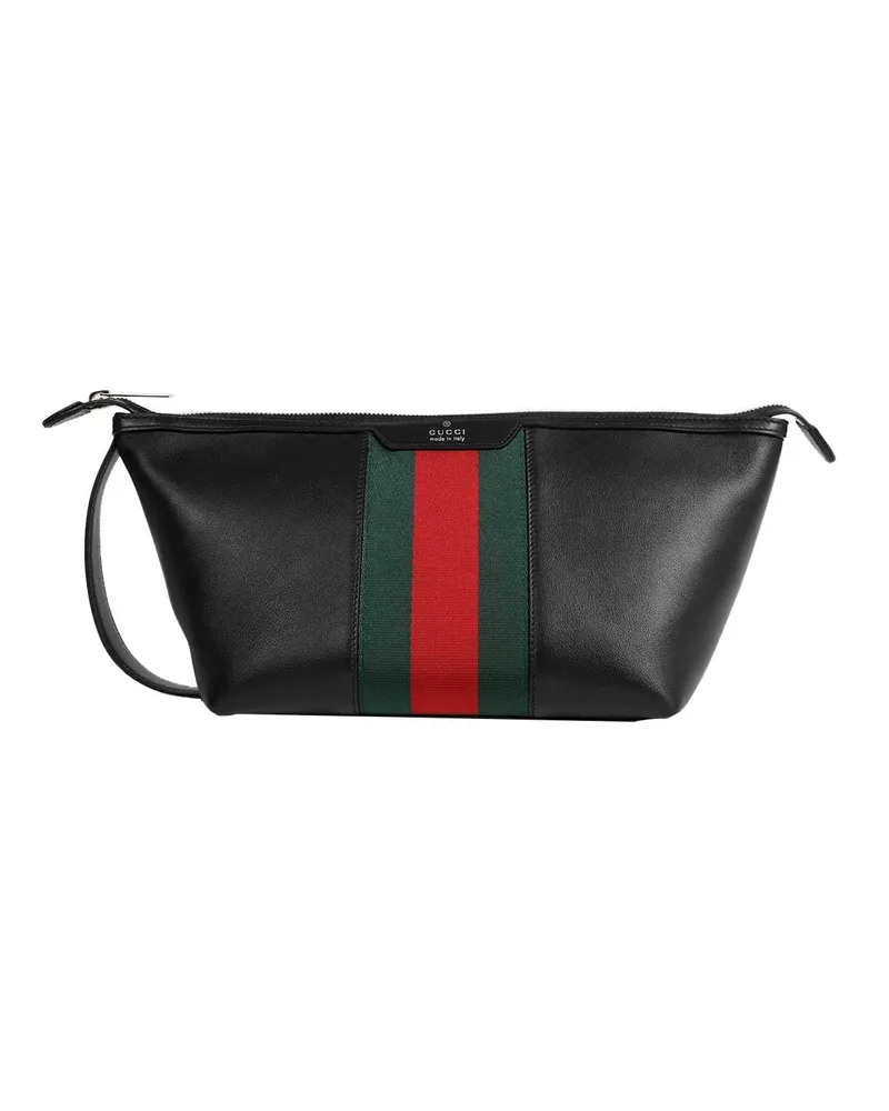 Gucci Megaweb Trademark Toiletry Case Black