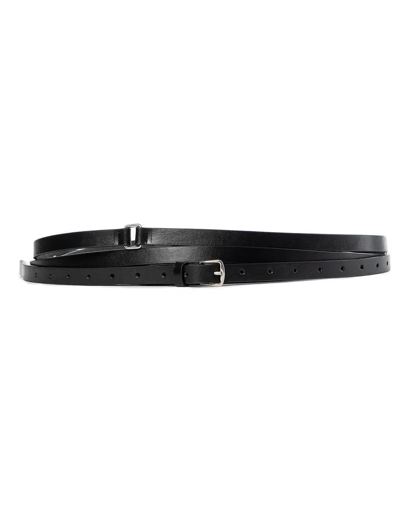 Ann Demeulemeester Kepa Triple Wrap Belt 15MM Black