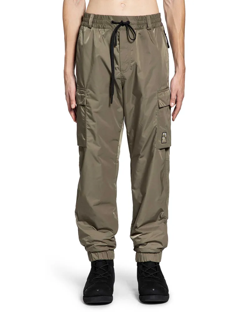 Moncler MAN GREEN TROUSERS Green