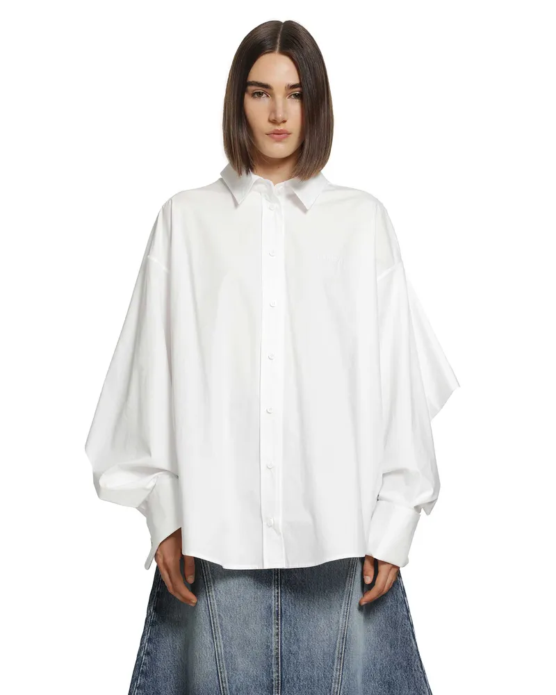ATTICO Cotton Poplin Shirt White