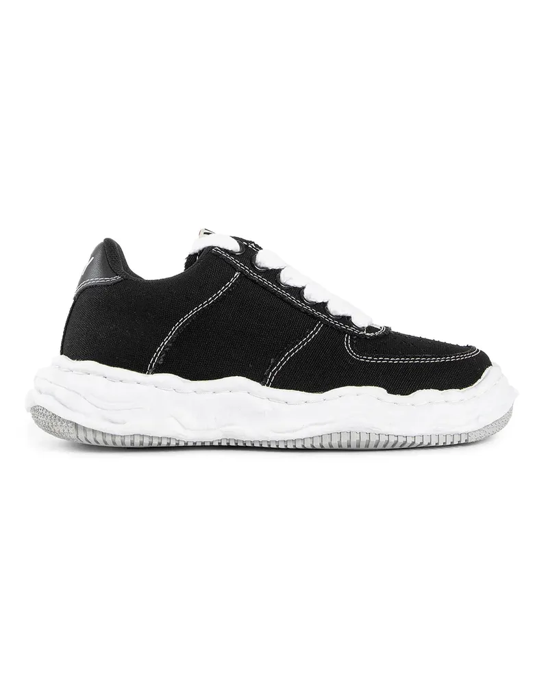 MIHARAYASUHIRO Wayne Og Sole Leather Low-Top Sneakers Black