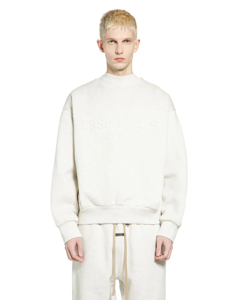 Fear of God Embossed Essentials Sweatshirt Off-white