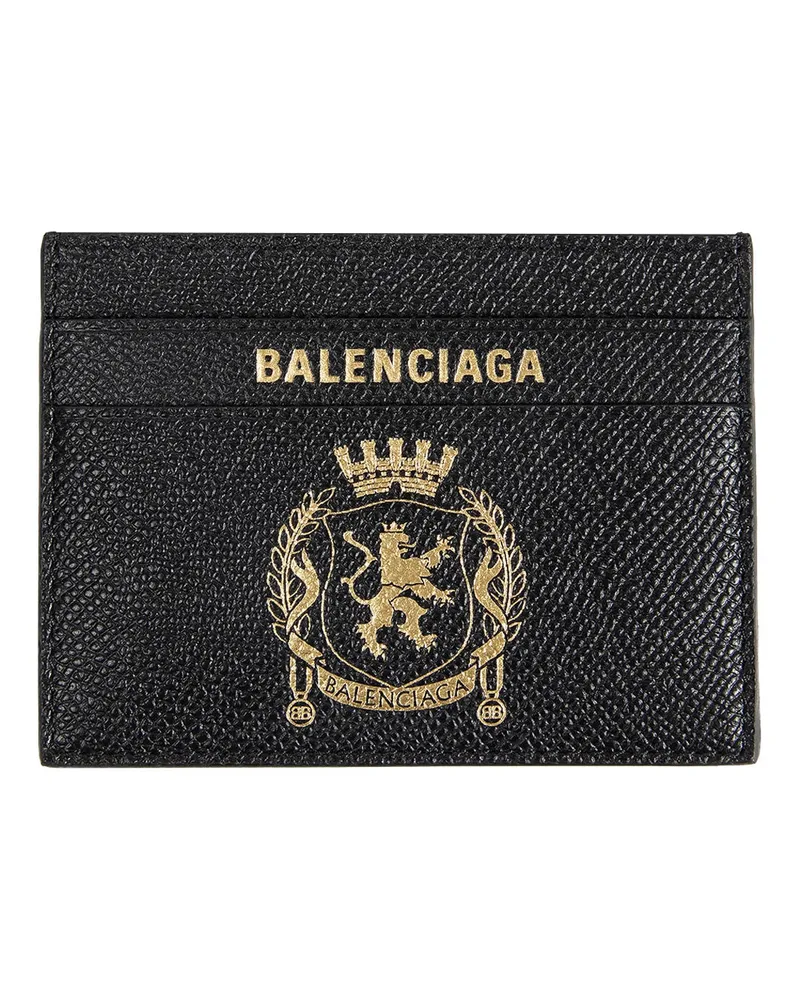 Balenciaga Passport Card Holder Black