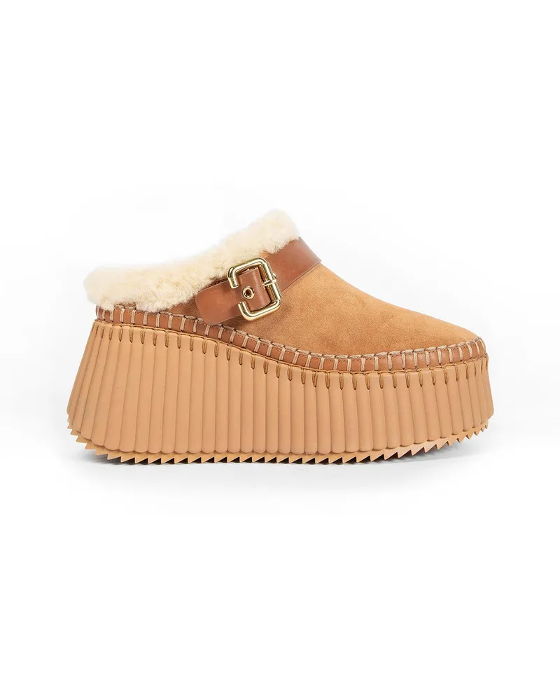 Chloé WOMAN BROWN BOOTS Brown