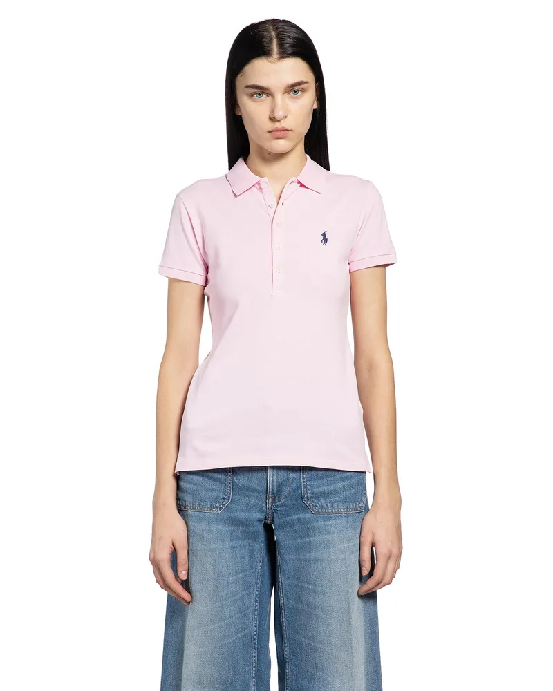 Ralph Lauren Slim Fit Stretch Polo Shirt Pink