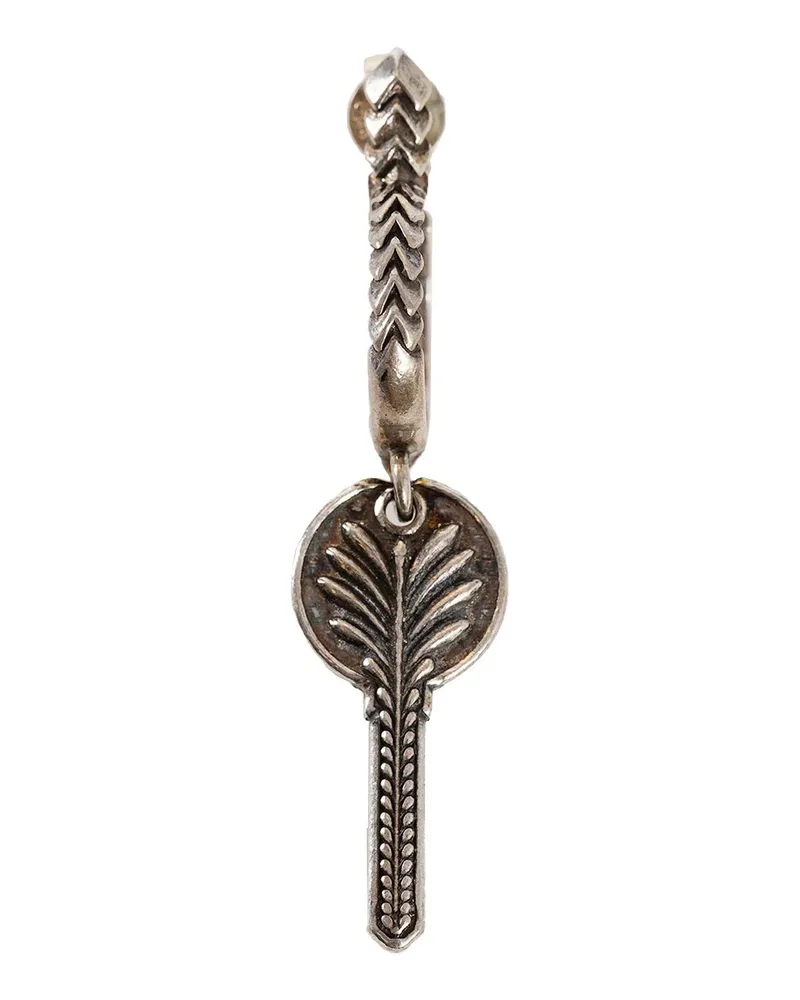 Emanuele Bicocchi Decorated Key Earring Silver