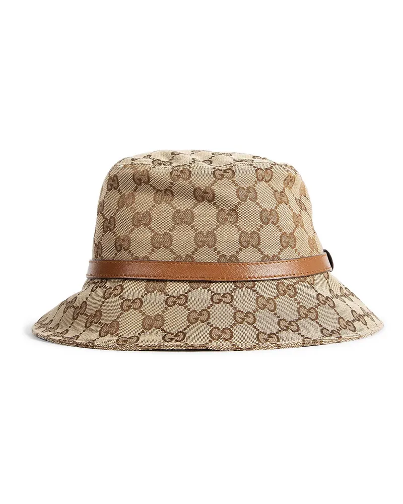 Gucci GG Canvas Bucket Hat Brown