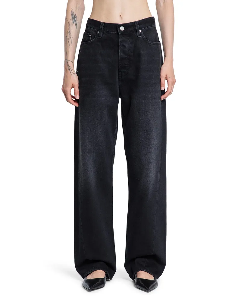 Totême Twisted Seam Jeans Black
