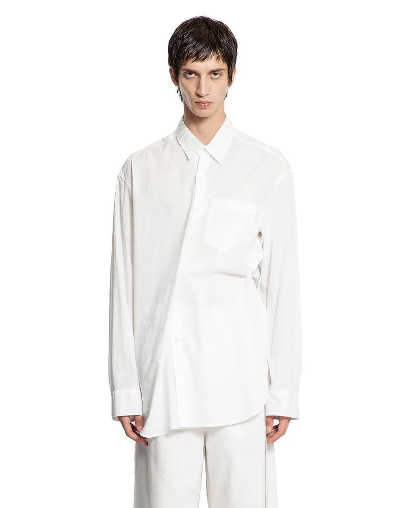 Ann Demeulemeester Mark High Comfort Pocket Shirt White