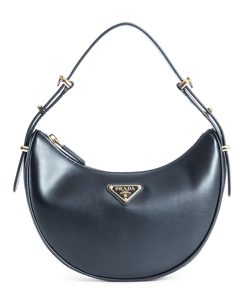 Prada WOMAN BLACK SHOULDER BAGS Black