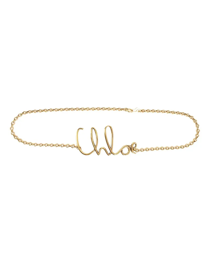 Chloé Iconic small  belt Gold