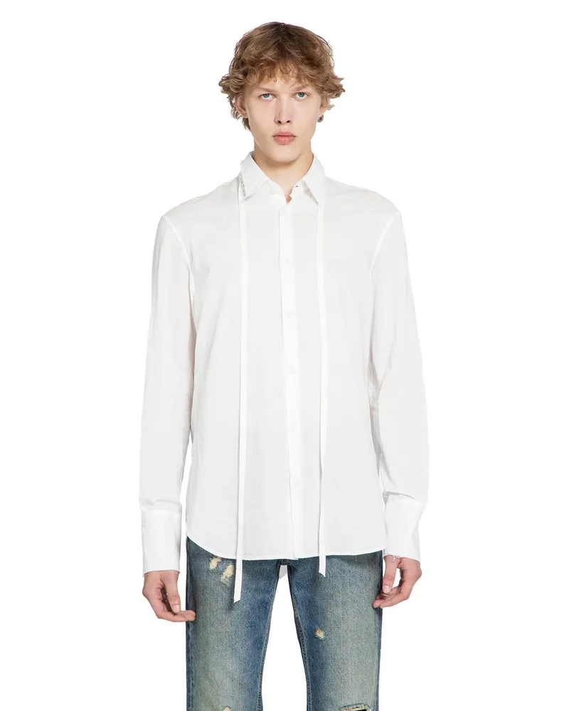 Ann Demeulemeester Elgar Standard Shirt White