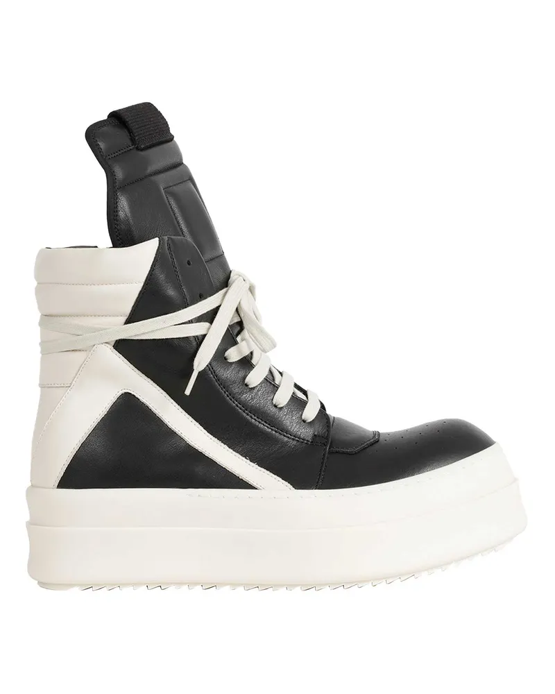 Rick Owens Mega Bumper Geobasket High Top Sneakers Black