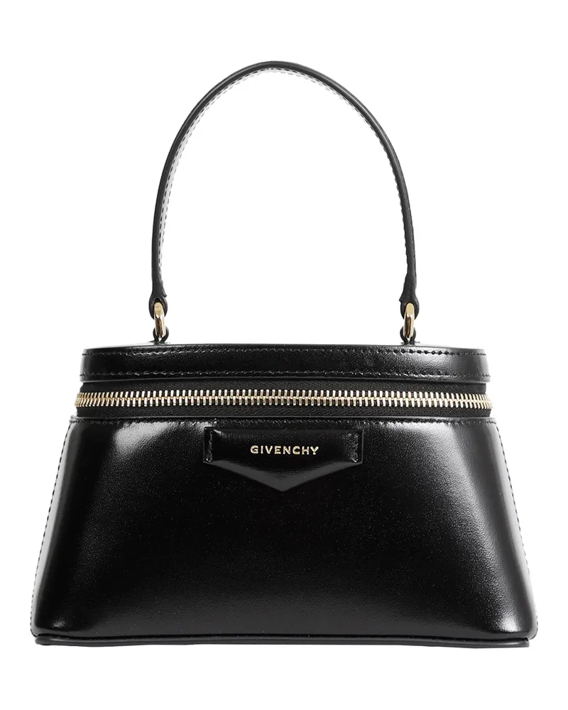 Givenchy Mini Antigona Leather Vanity Bag Black