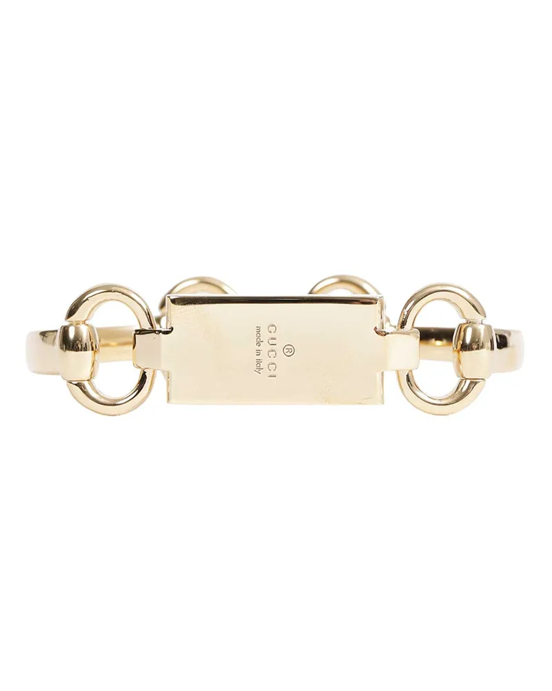 Gucci Horsebit Motif Bangle Bracelet Gold