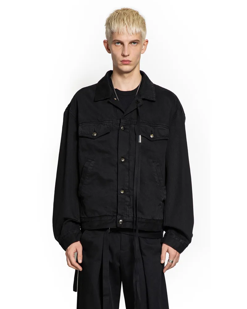 Ann Demeulemeester Patrick High Comfort Denim Blouson Black