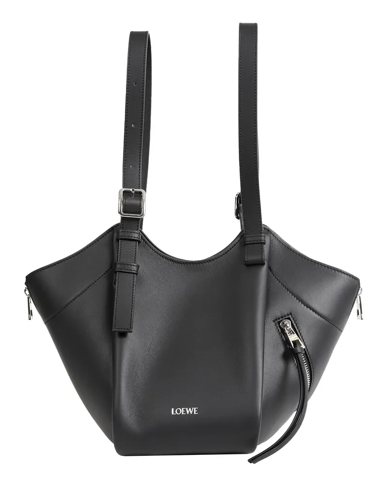Loewe Hammock Flip Shoulder Bag Black