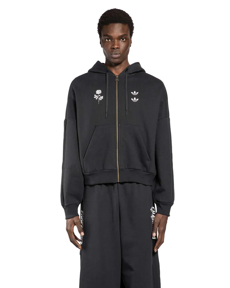 adidas Heavyweight Zip-Up Hoodie Black
