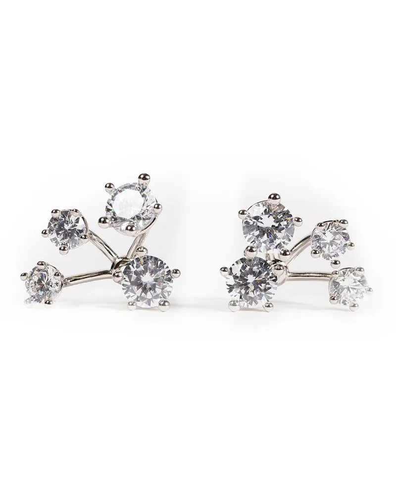 PANCONESI Constellation Cluster Earrings Silver