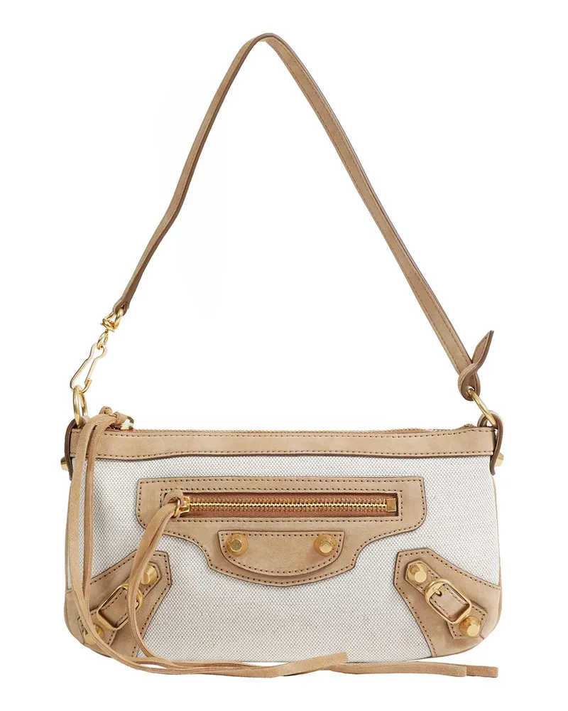Balenciaga Le City Pouch On Strap Beige
