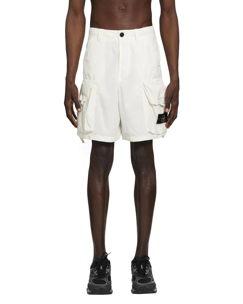 Stone Island Cargo Shorts Off-white