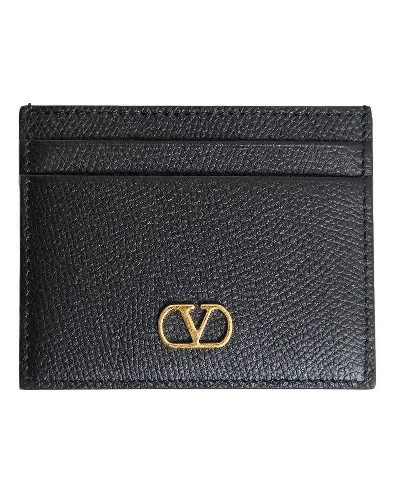 Valentino Garavani Vlogo signature card holder Black