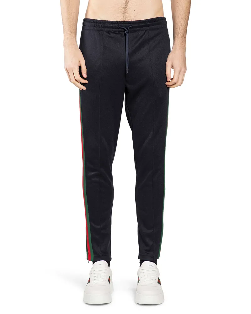 Gucci Technical Jersey Track Pants Blue