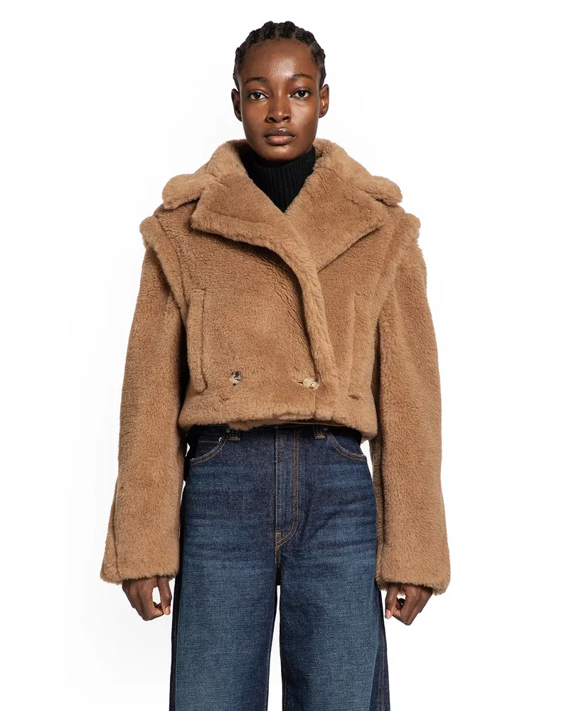 Max Mara WOMAN BEIGE COATS Beige