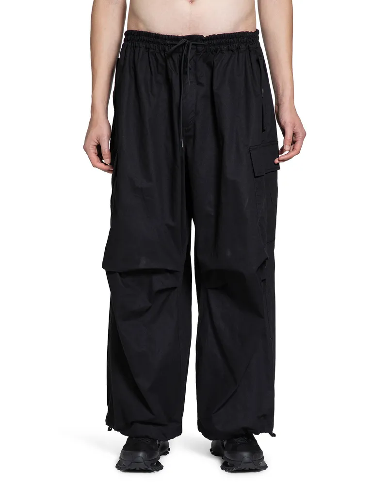 Y-3 MAN BLACK TROUSERS Black