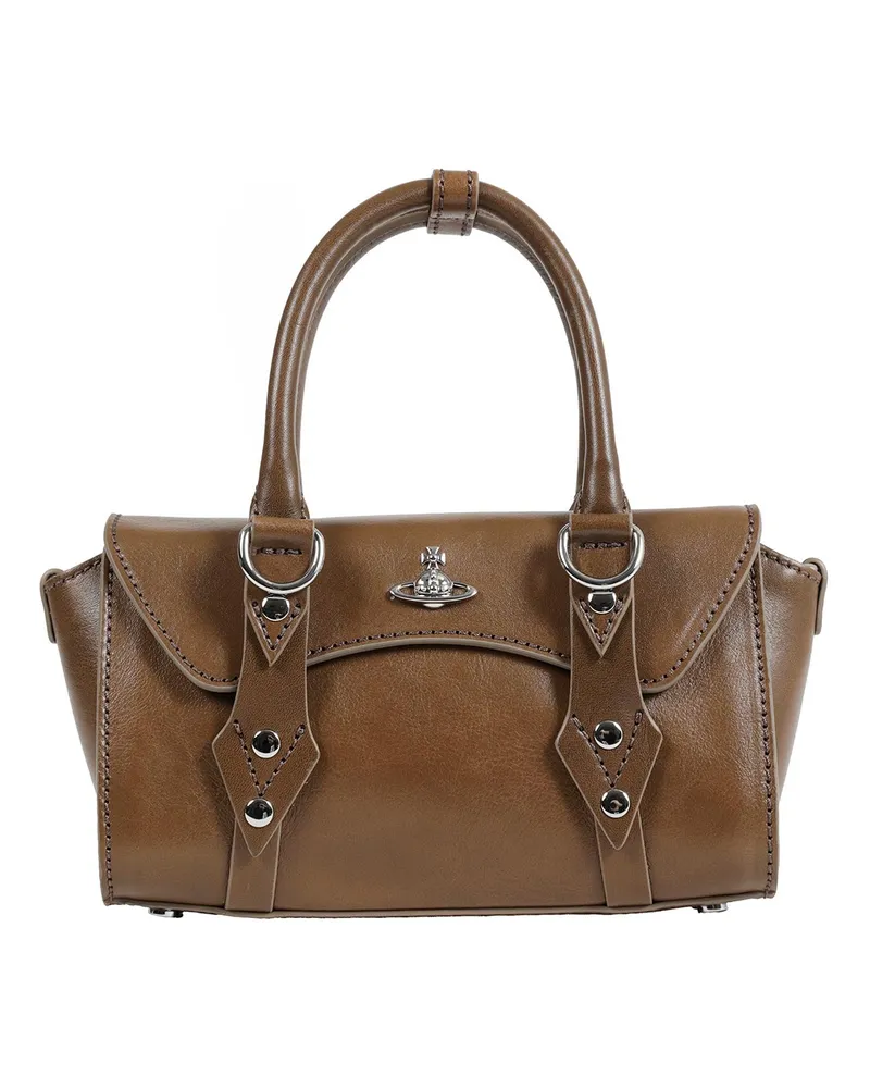 Vivienne Westwood Bettina Mini Crossbody Bag Brown