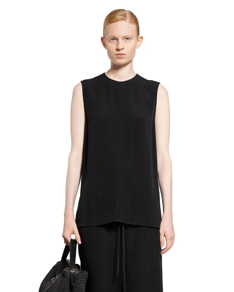 Totême Top a righe Black