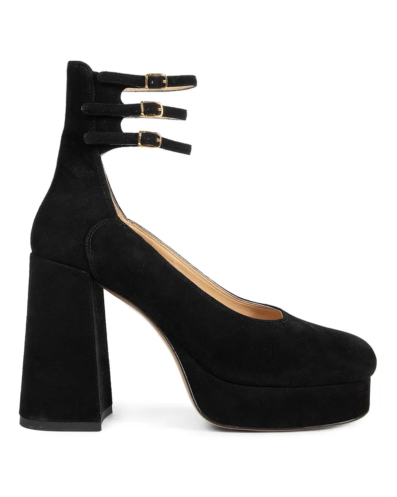 Chloé Suede Leather Pumps Black