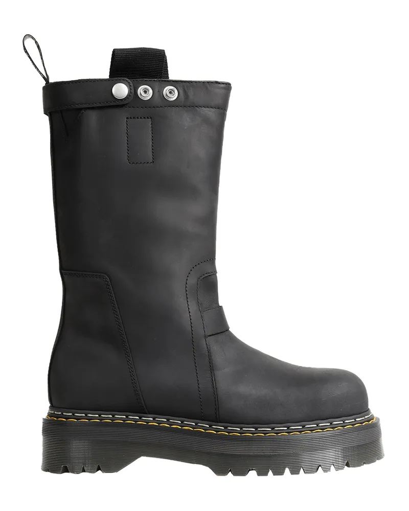 Rick Owens Dr. Martens x  Quad Sole Pull On Boots Black