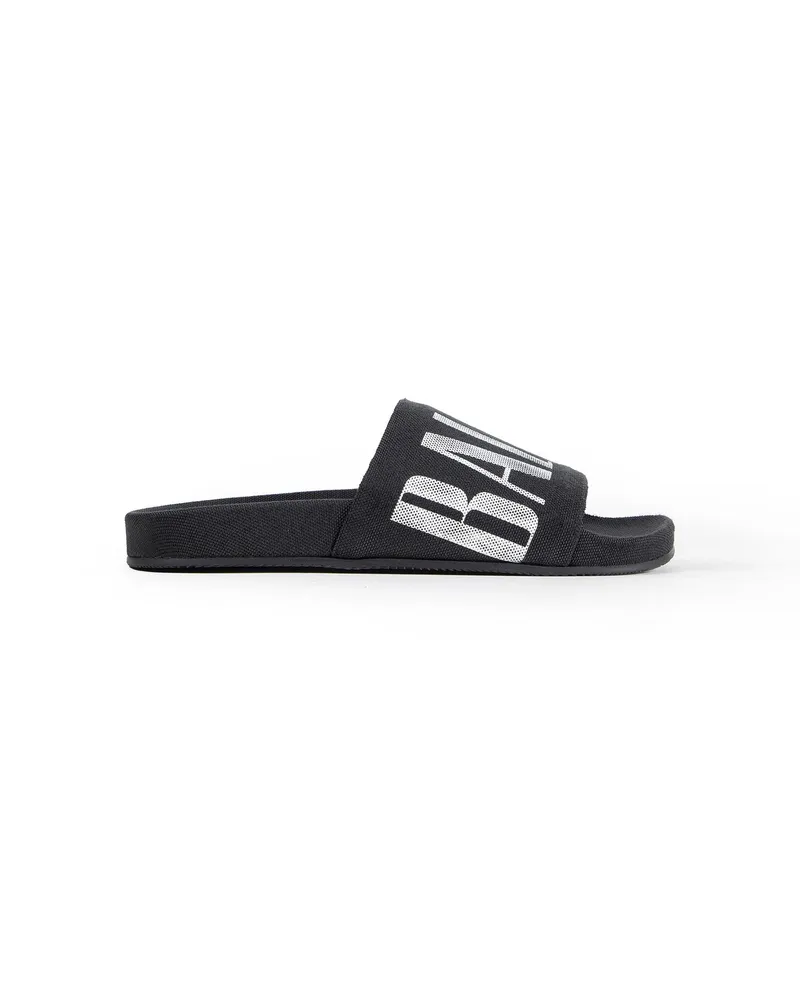 Balenciaga Editor Logo Canvas Slides Black
