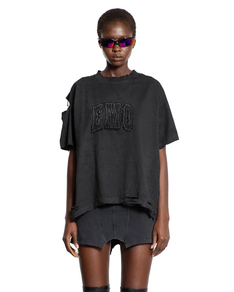 Balenciaga EMO Team Boxy T-Shirt Black