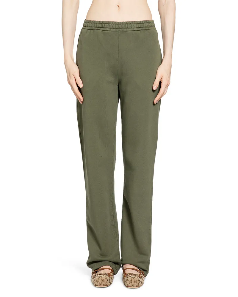 Gucci WOMAN GREEN TROUSERS Green