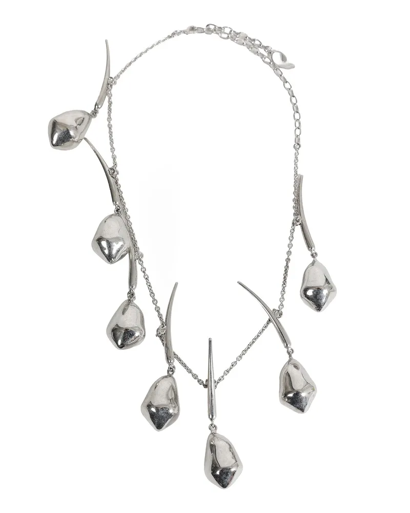 PANCONESI Lacrima Necklace Silver