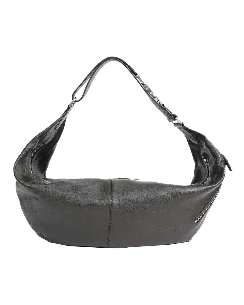 Christophe Lemaire Large Quiver Clip Bag Brown