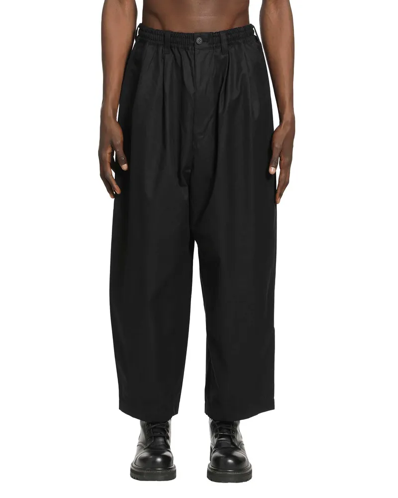 Comme des Garçons Cotton Trousers Black