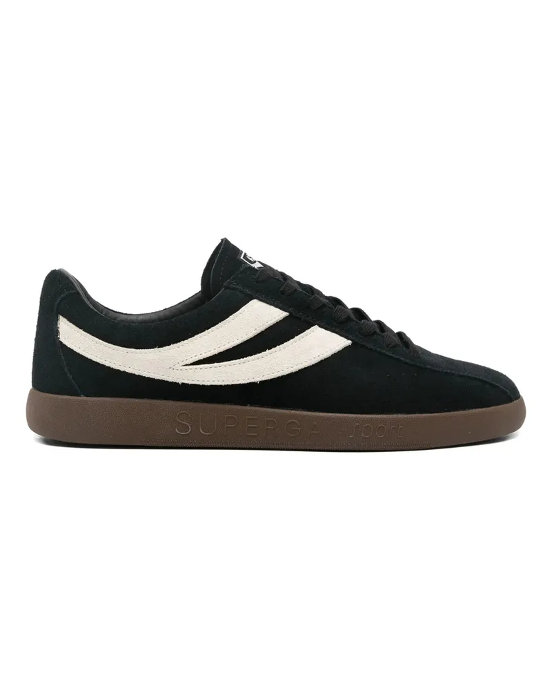 Superga Panelled Sneakers Black