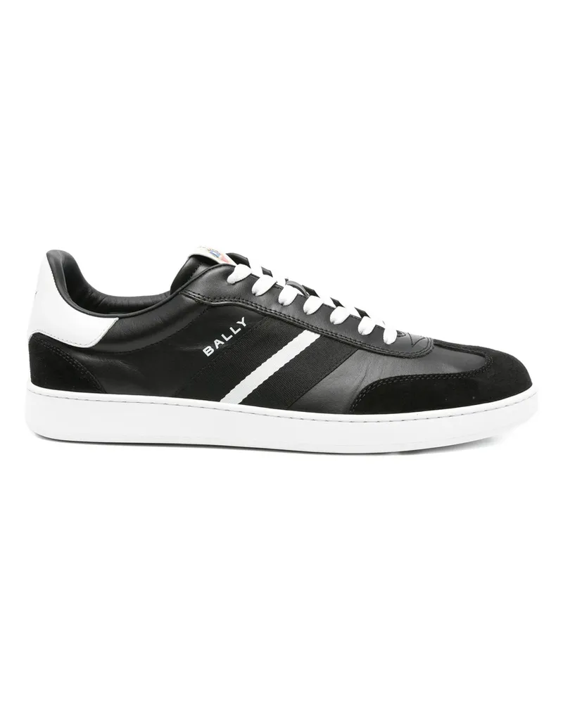 Bally Raise Leather Sneakers Black