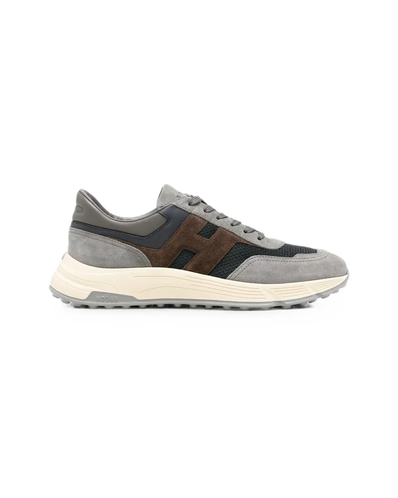 Hogan Logo-patch Sneakers Grey