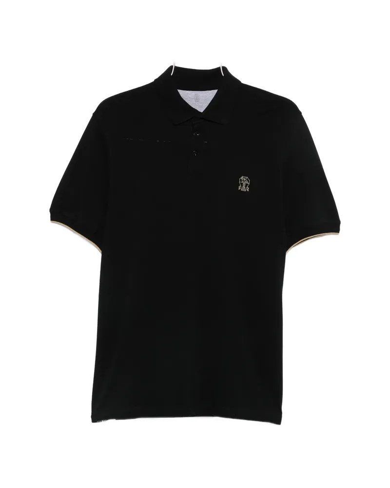 Brunello Cucinelli Polo Shirts Black