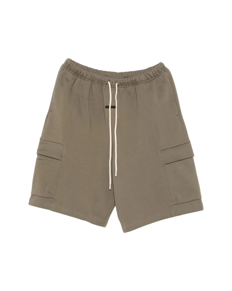 Fear of God Logo-patch Cargo Shorts Green