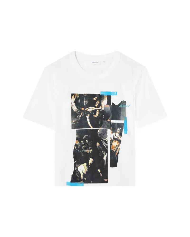OFF-WHITE Off-white Tape Mercy Regular T-shirt White