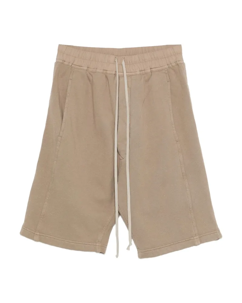 DRKSHDW by Rick Owens Drawstring Elastic-waist Shorts Neutrals