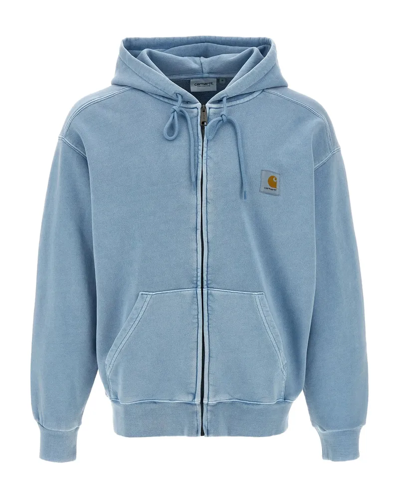 Carhartt WIP Cotton Zip-up Hoodie Blue
