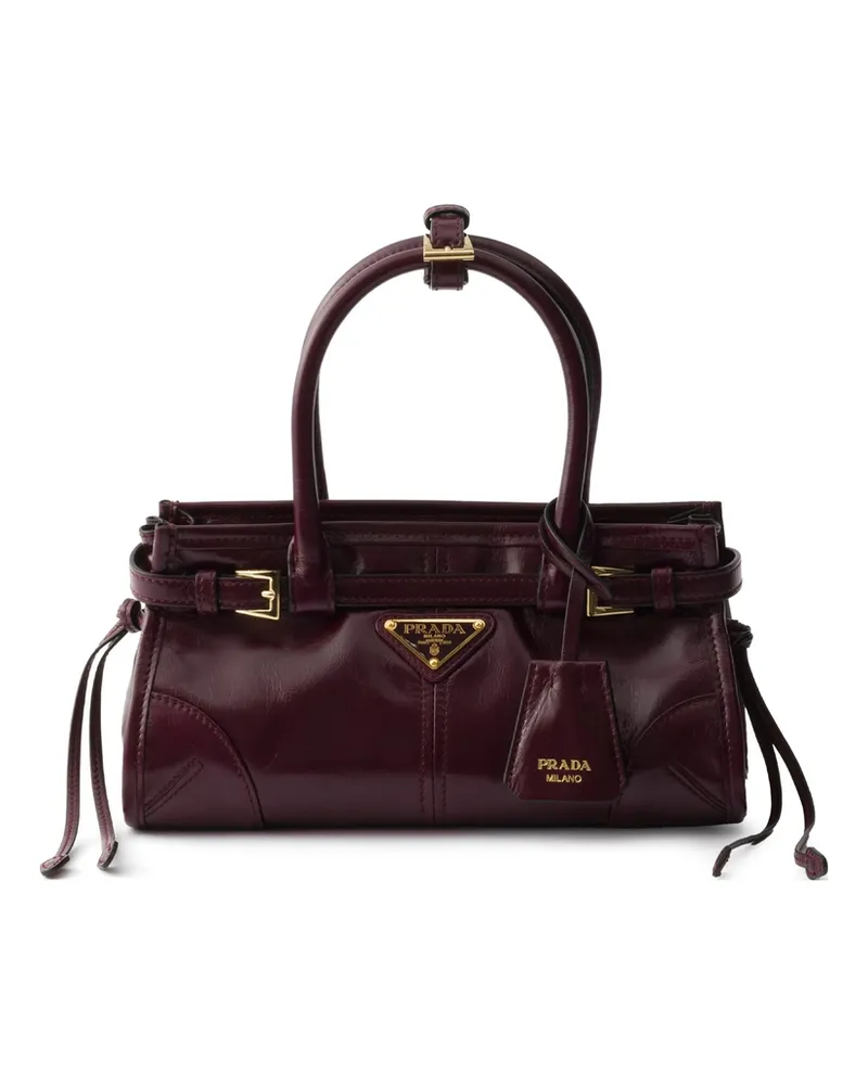 Prada Bonnie Leather Mini-bag Red