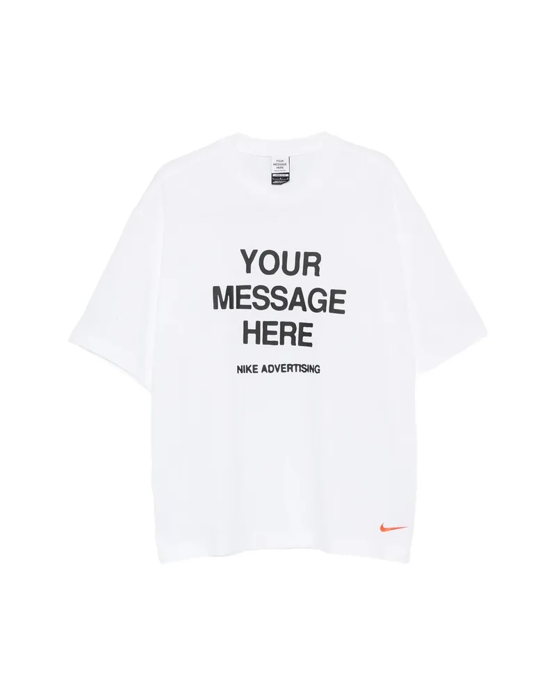 Nike Slogan-print T-shirt White